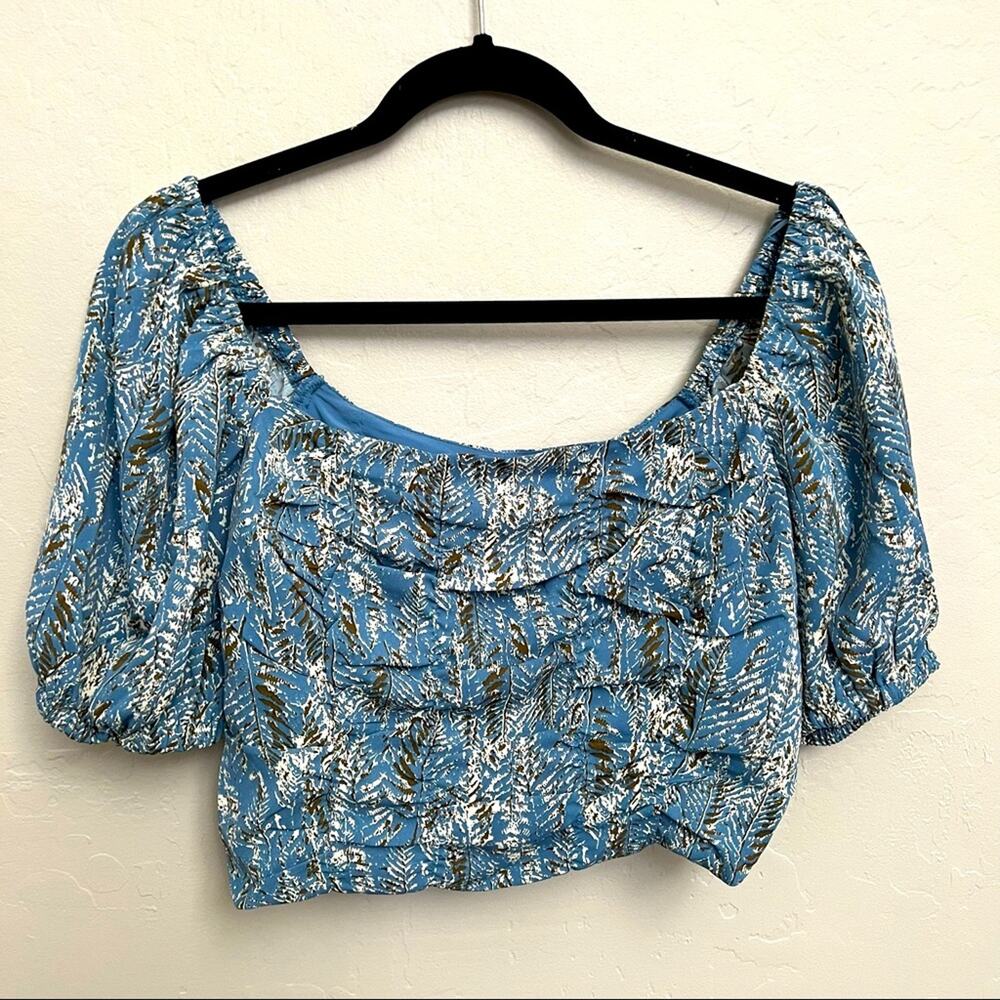 Lush cinched Crop Top